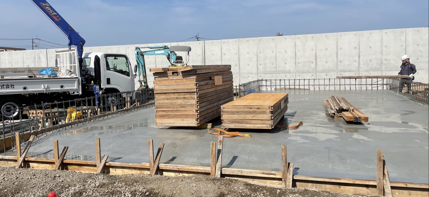 熊本市東区戸島の型枠工事を施工しました