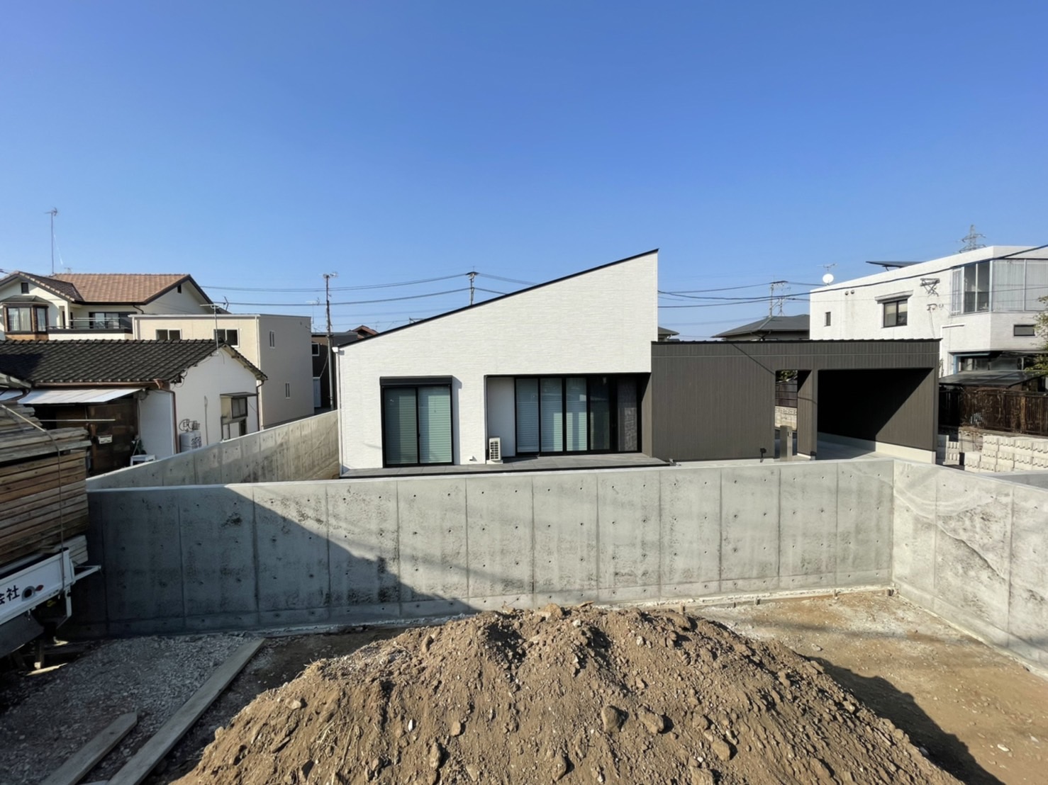 個人様住宅施工中です