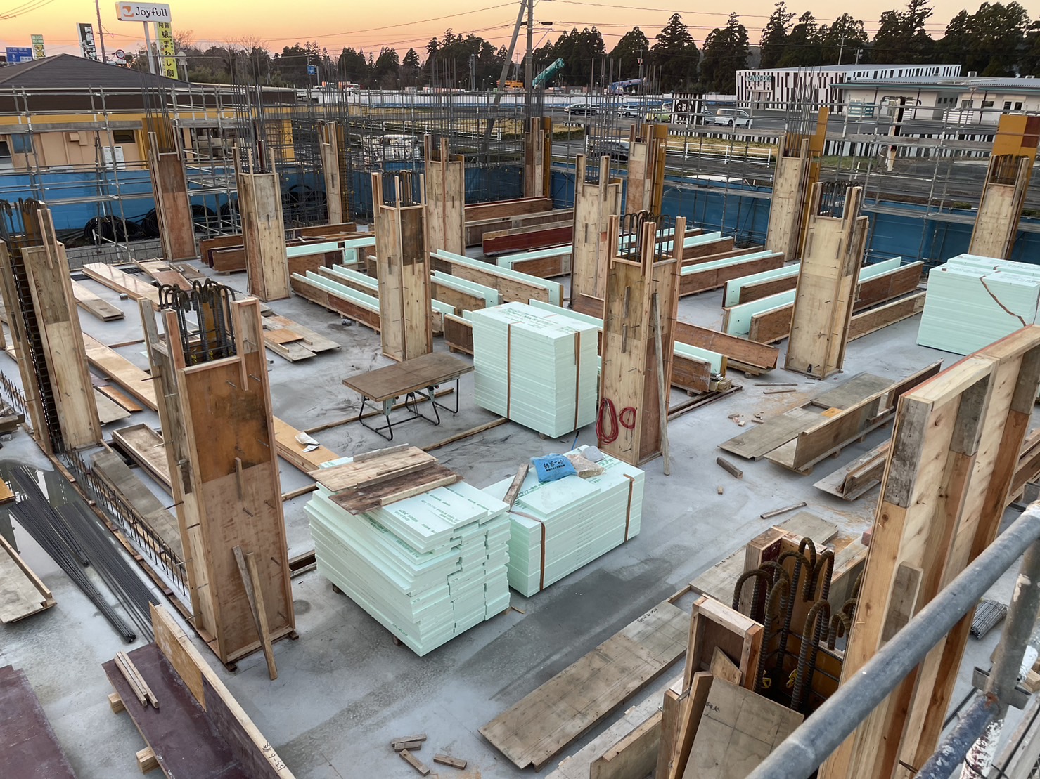 大津町にて病院施工中です